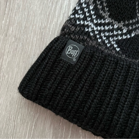 Buff Knit Pom Pom Beanie - Picture 4 of 5